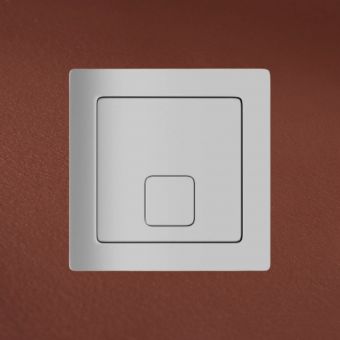 Amara Square Dual Flush Button in Chrome
