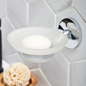 Amara Richmond Soap Dish Holder in Chrome
