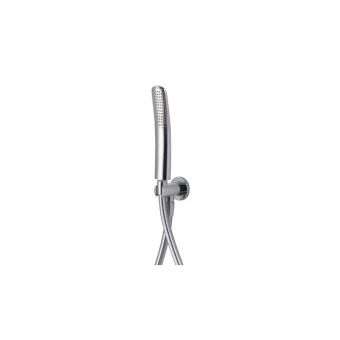 Aqualisa Premier Options Curve handshower with round integral wall outlet and 1.5m smooth hose- Chrome