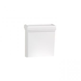 Riviera Close Coupled Cistern incl. fittings White