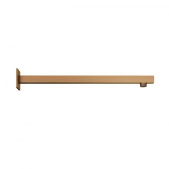 Abacus  Emotion Square Fixed Wall Arm 370mm Brushed Bronze