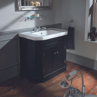 Burland Bath Co. Harbour 920mm Vanity Unit and Basin in Black