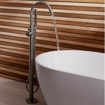 Crosswater MPRO Chrome Floorstanding Bath Shower Mixer Tap - PRO416FC