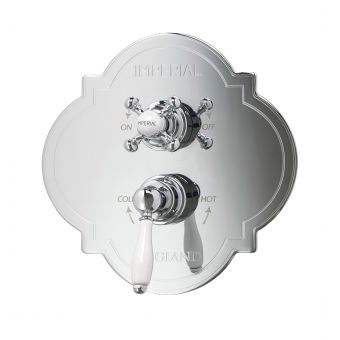 Imperial Amena Firenze Concealed Thermostatic Valve with Radcliffe Handles