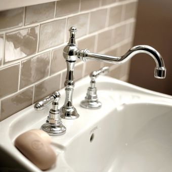 Imperial  Pre 3 hole Basin Mixer Tap