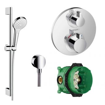 Hansgrohe Design Croma Select S with Ecostat 1 Head Pack - 88100950