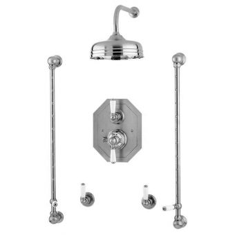 Perrin and Rowe Traditional Shower Set Five