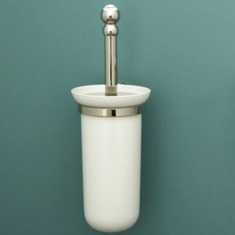 Perrin and Rowe Traditional Wall Mounted Toilet Brush Holder - 6938CP