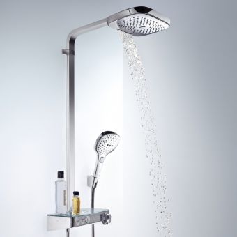 hansgrohe Raindance Select E 300 3jet ShowerTablet Showerpipe - 27127000