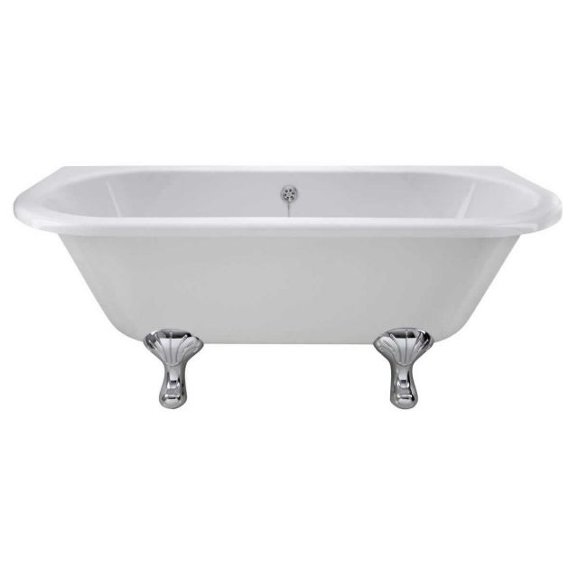 Bayswater Courtnell Traditional Back to Wall Freestanding Bath - BAYB106