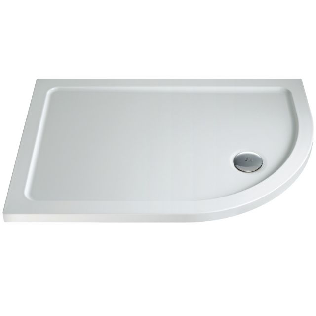 MX Elements Offset Quadrant Shower Tray with Waste