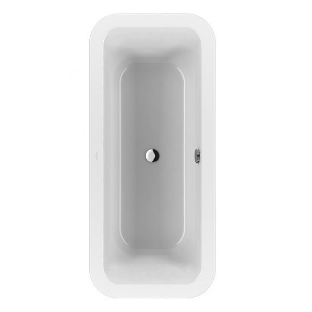 Villeroy and Boch Loop & Friends Square Duo Double Ended Bath - UBA180LFS7V01