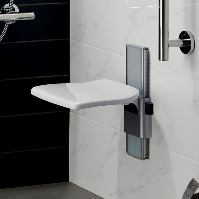Ideal Standard Care Plus Adjustable Shower Seat - S0644AC