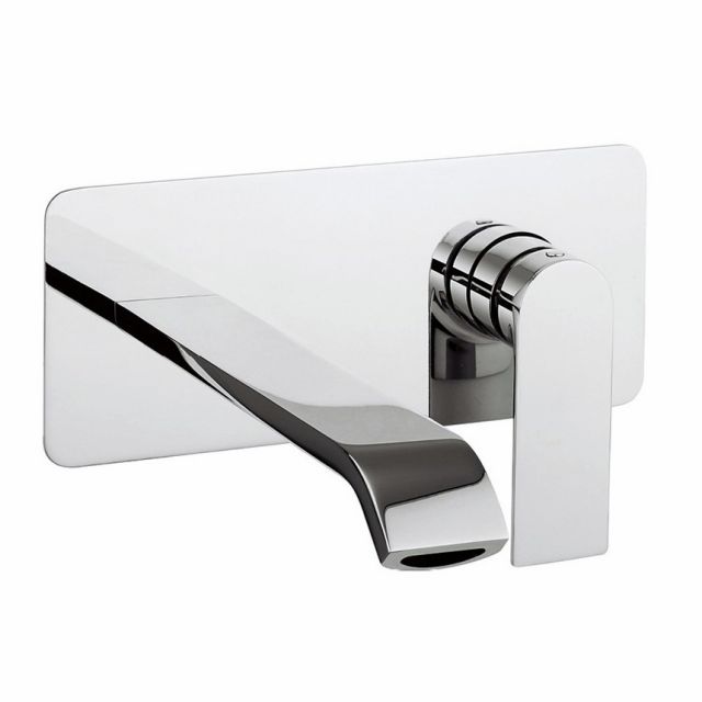 Crosswater Dune 2 Hole Wall Mounted Basin Mixer Tap - DN121WNC