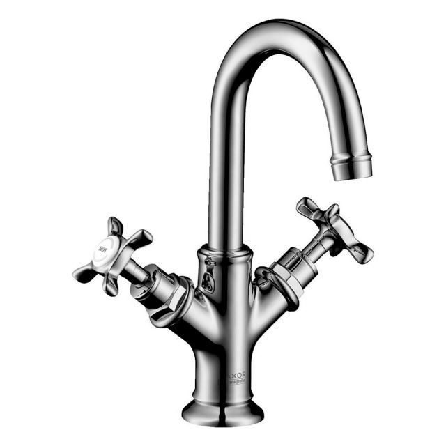 AXOR Montreux 2-handle Cloakroom Basin Mixer Tap 160 with Pop-up Waste - 16505000