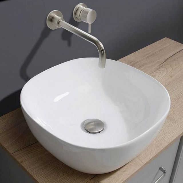 Crosswater Real Square Countertop Wash Bowl - CT4071UCW