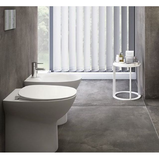 RAK Morning Rimless Back to Wall Toilet with Soft Close Seat - MORBTWPAN018
