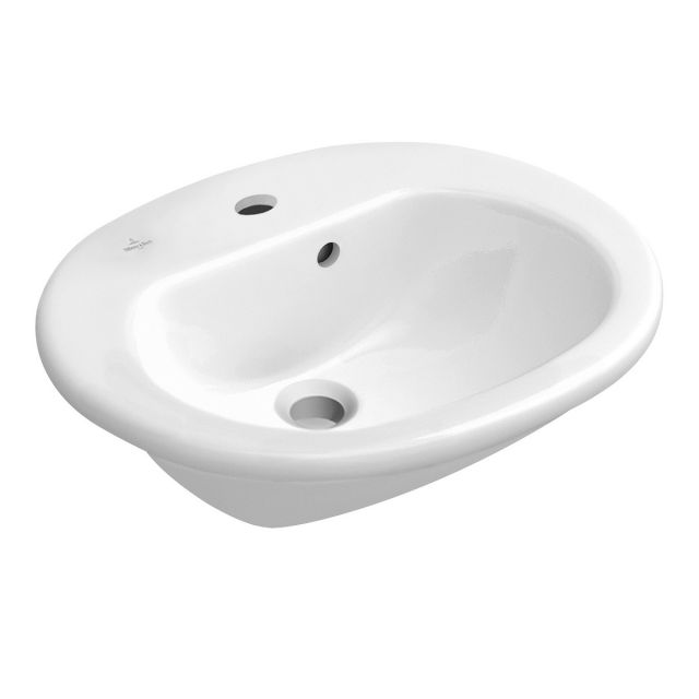Villeroy and Boch O.Novo Semi-recessed washbasin - 41605501
