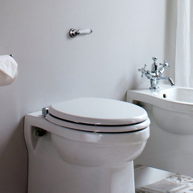 Burlington Concealed Toilet Cistern with Traditional Lever