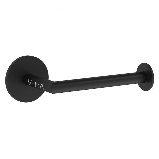 VitrA Origin Matt Black Toilet Roll Holder - 4488736