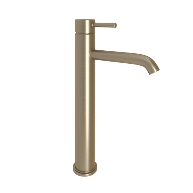 Abacus Iso Brushed Nickel Tall Mono Basin Mixer Tap - TBTS-347-1402