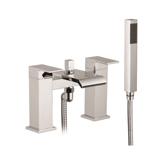UK Bathrooms Essentials Greystone Bath Shower Mixer Tap - UKBEST00157