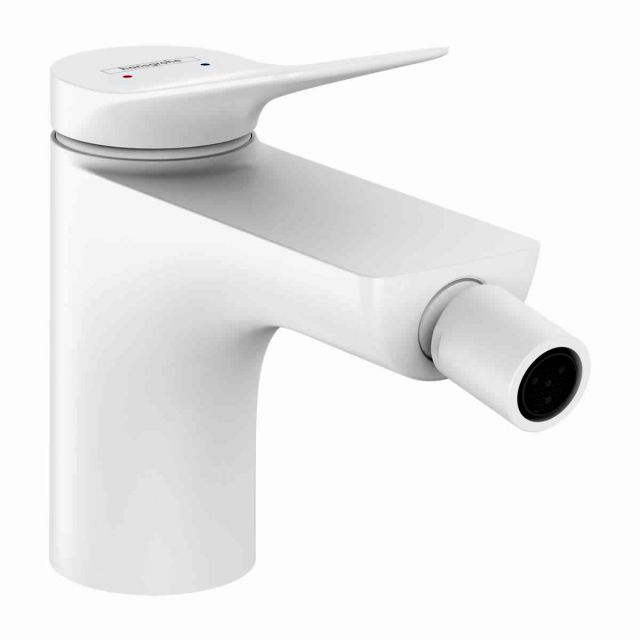 hansgrohe Vivenis Bidet Mixer Tap with Pop-up waste in Matte White - 75200700