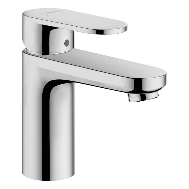 hansgrohe Vernis Blend Basin Mixer Tap 70 with Waste Set in Chrome  - 71550000