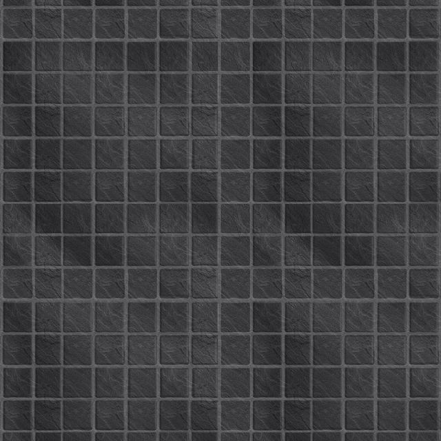Multipanel Tile Collection Panel in Embossed Black Slate - 7146S