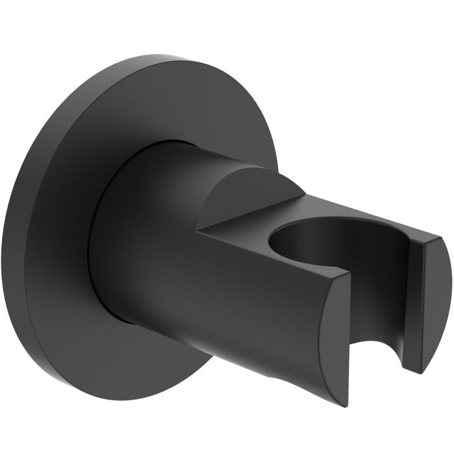 Ideal Standard Idealrain Round Shower Handset Bracket in Silk Black - BC806XG