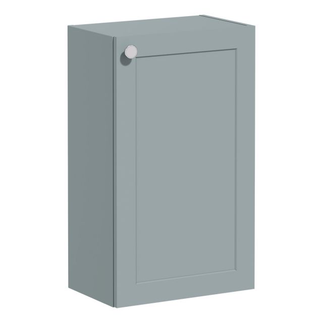 VitrA Root Classic Lower Unit with Right-hand Door Hinge in Matt Fjord Green (40 cm)