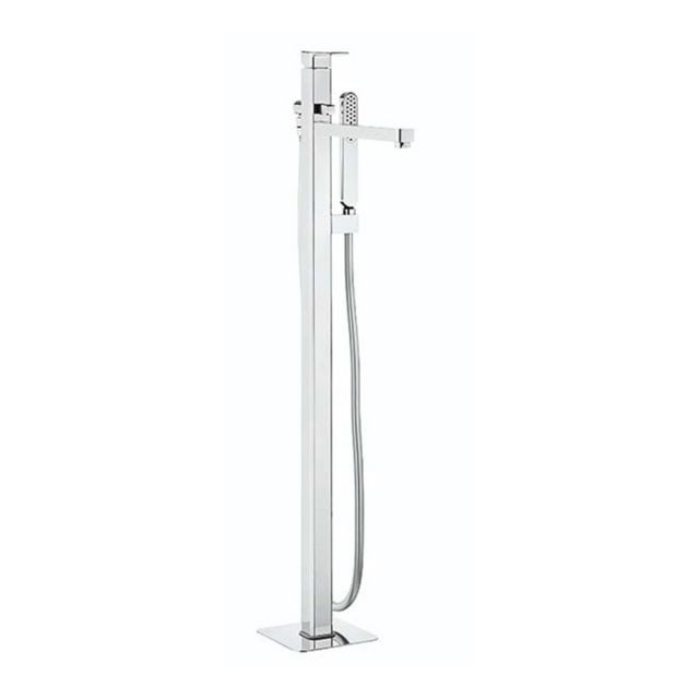 Crosswater Atoll Floor Standing Bath Shower Mixer in Chrome - AT416FC