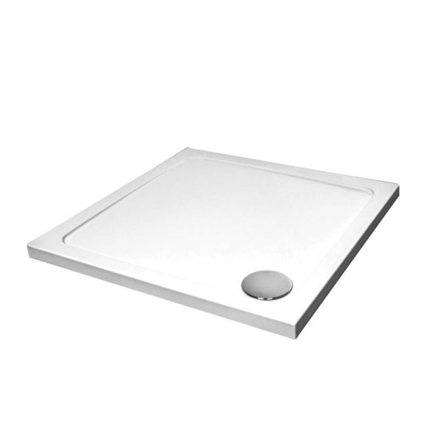 April 45mm Square Stone Resin Shower Tray - 760 x 760mm