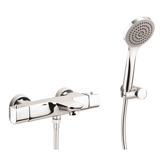 Crosswater North Thermostatic Bath Shower Mixer in Chrome - NO421TWC