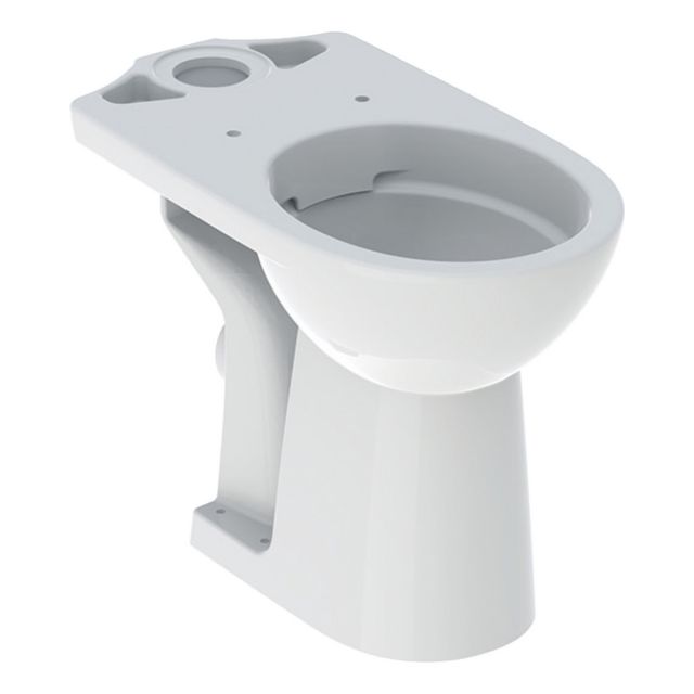 Geberit Selnova Comfort Height Rimless Open Back Close Coupled WC in White - 500486017
