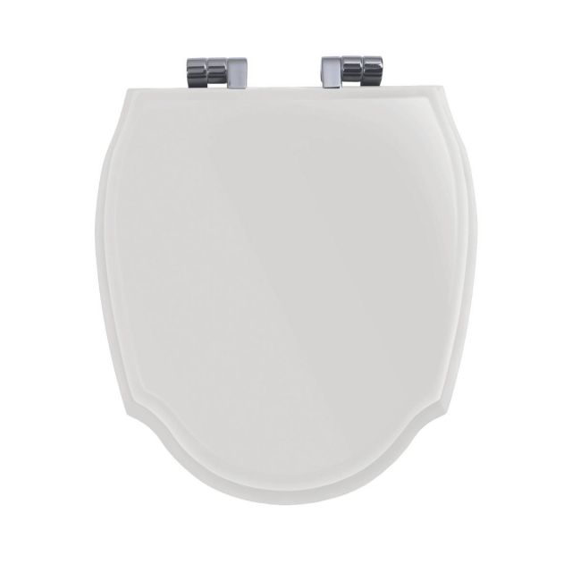 Imperial Westminster Toilet Seat with Soft Close Hinges in Gloss White