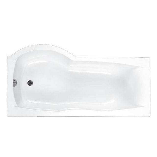 Carron Sigma P Shaped Shower Bath White 1800x900mm 23.5121R