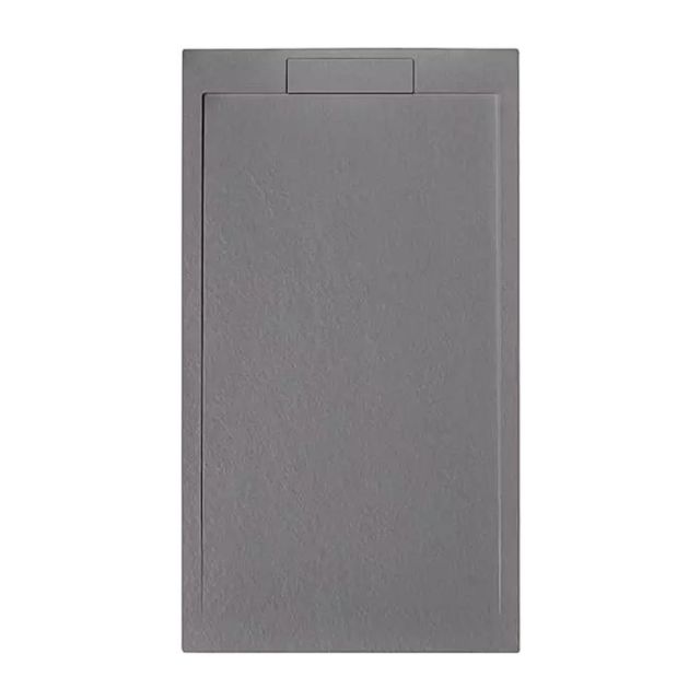 Tissino Giorgio Lux 900mm Rectangular Shower Tray in Grey Slate