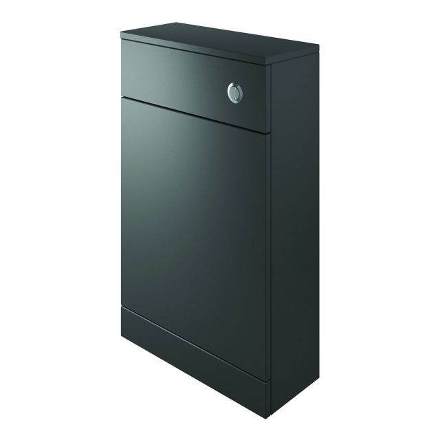 The White Space Scene WC Unit in Gloss Charcoal