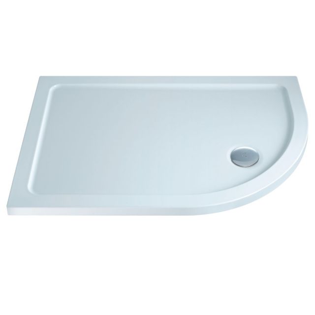 UKBathrooms Essentials Offset Quadrant Shower Tray