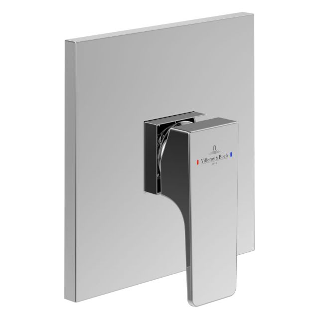Villeroy & Boch Architectura Square Concealed Single-Lever Shower Mixer in Chrome - TVS12500200061