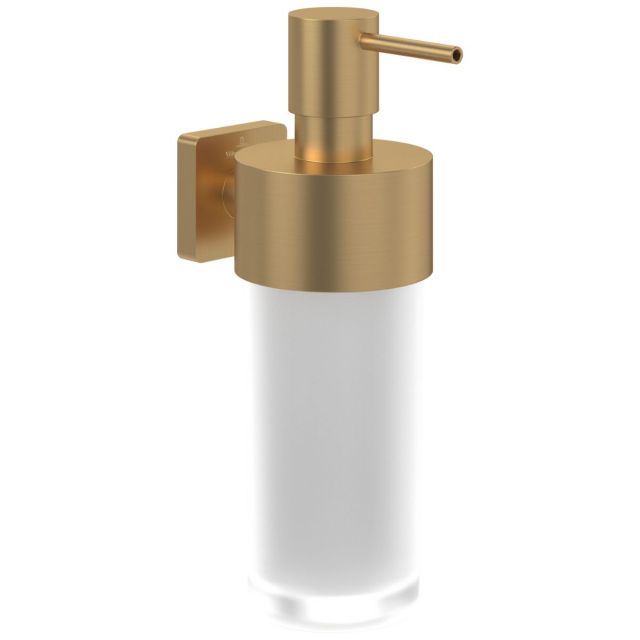 Villeroy & Boch Elements Striking Soap Dispenser in Brushed Gold - TVA15200700076