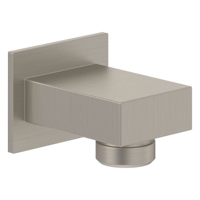 Villeroy and Boch Universal Square Wall Outlet in Brushed Nickel - TVC00045700064