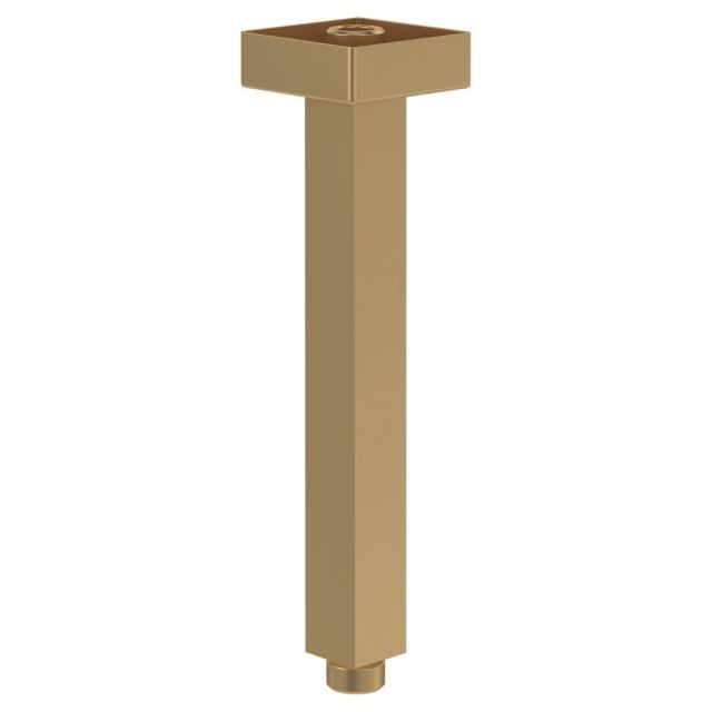 Villeroy & Boch Universal Square Ceiling Mounted Shower Arm in Brushed Gold - TVC00045454076