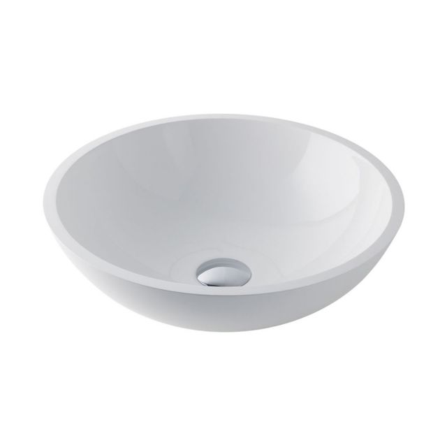 UK Bathrooms Essentials 411mm Round Countertop Basin