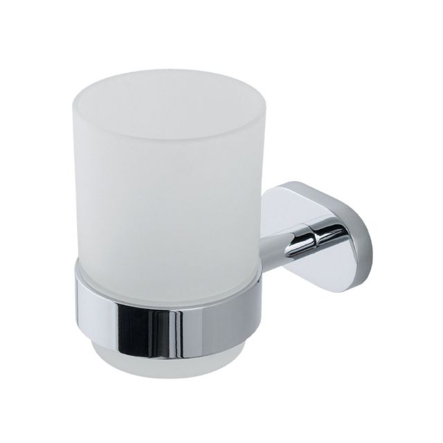 UK Bathrooms Essentials Cingino Tumbler Holder in Chrome