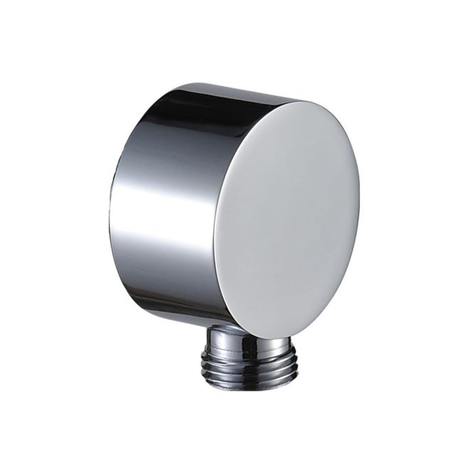 UK Bathrooms Essentials Round Outlet Elbow in Chrome