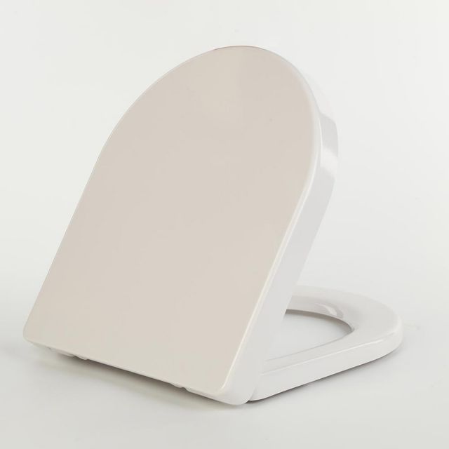 Amara Luxury Wrap Over Heavyweight Toilet Seat in White