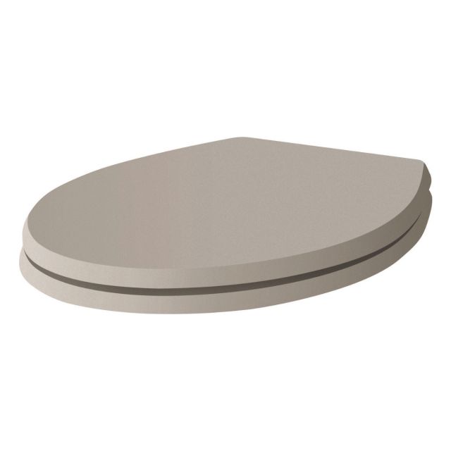Harrogate Soft Close Toilet Seat in Dovetail Grey