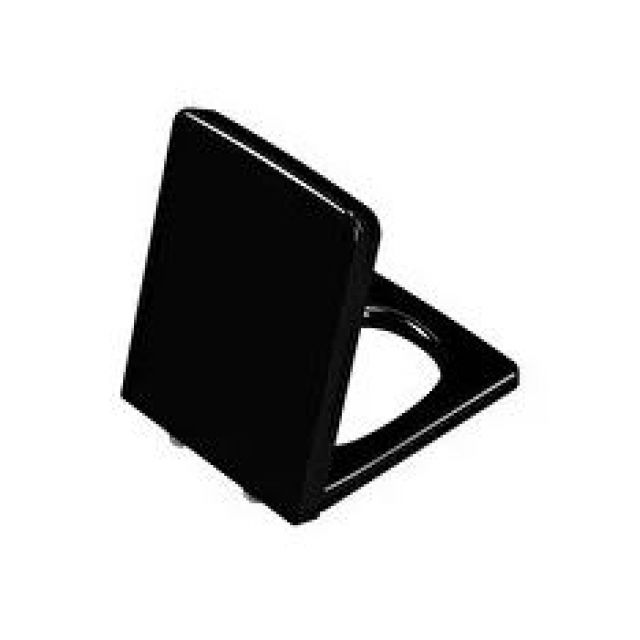 Vitra T4-Frame Soft Close Toilet Seat, Black